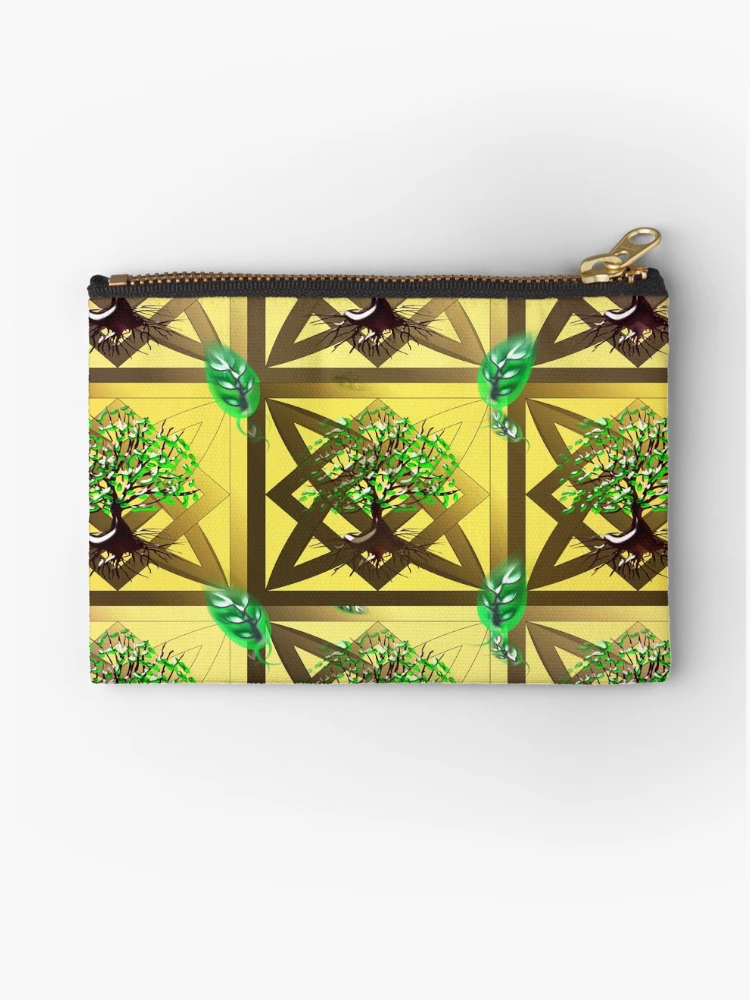 Thumbnail 1 of 4, Zipper Pouch, Celtic Tree Pattern designed and sold by RoxanneG.