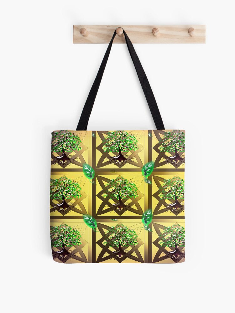 Thumbnail 1 of 2, Tote Bag, Celtic Tree Pattern designed and sold by RoxanneG.