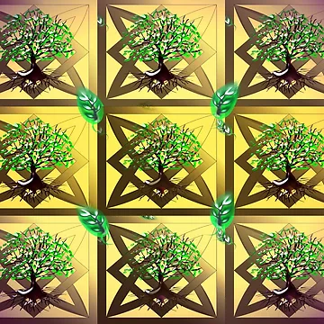 Artwork thumbnail, Celtic Tree Pattern by RoxanneG
