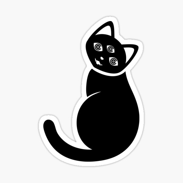 Black Cat Sticker