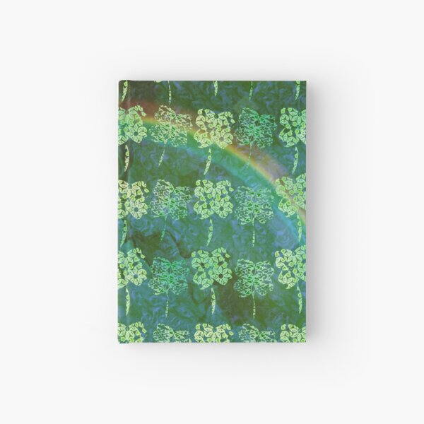 Lucky Shamrock Pattern Hardcover Journal