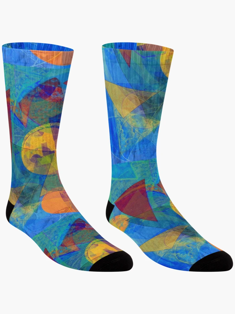 Thumbnail 3 of 5, Socks, Modern Abstract designed and sold by RoxanneG.