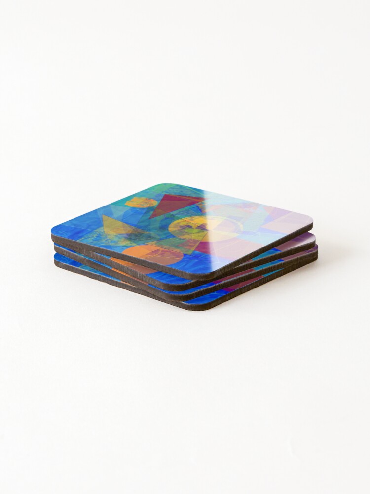 Thumbnail 4 of 5, Coasters (Set of 4), Modern Abstract designed and sold by RoxanneG.