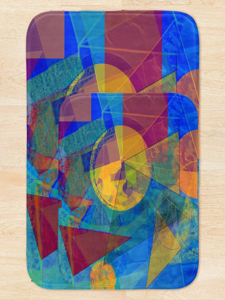Thumbnail 5 of 6, Bath Mat, Modern Abstract designed and sold by RoxanneG.