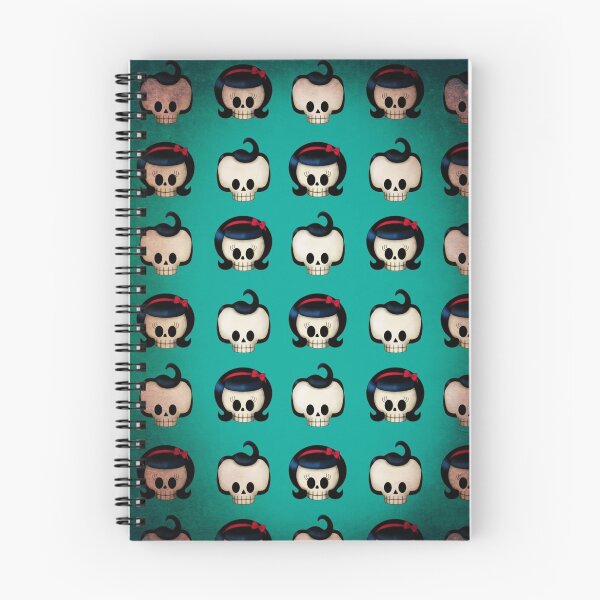 Aperçu de l'œuvre Rockabilly Skulls Pattern créée et vendue par colonelle.