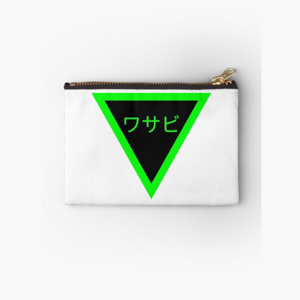Item preview, Triangle + Wasabi - Japanese signs (Green - black background) designed and sold by SZN LR.