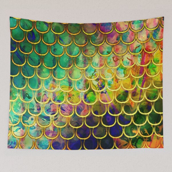 Item preview, Scales Edged In Gold designed and sold by RoxanneG.
