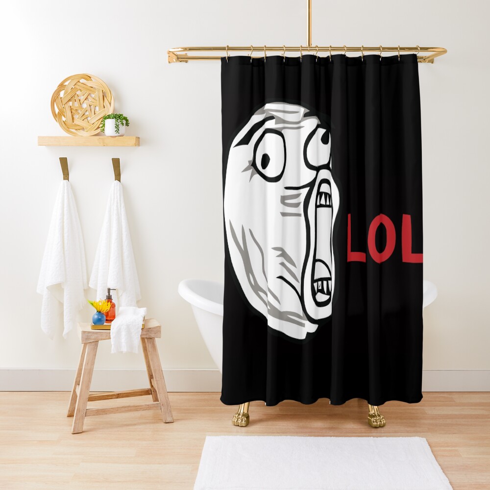 "LOL Meme Funny" Shower Curtain for Sale by Iven78 Redbubble