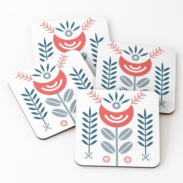 Item preview, Scandinavian Folk Pattern Art designed and sold by NordicStudio.