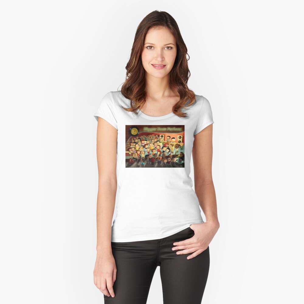 Item preview, Fitted Scoop T-Shirt designed and sold by colonelle.