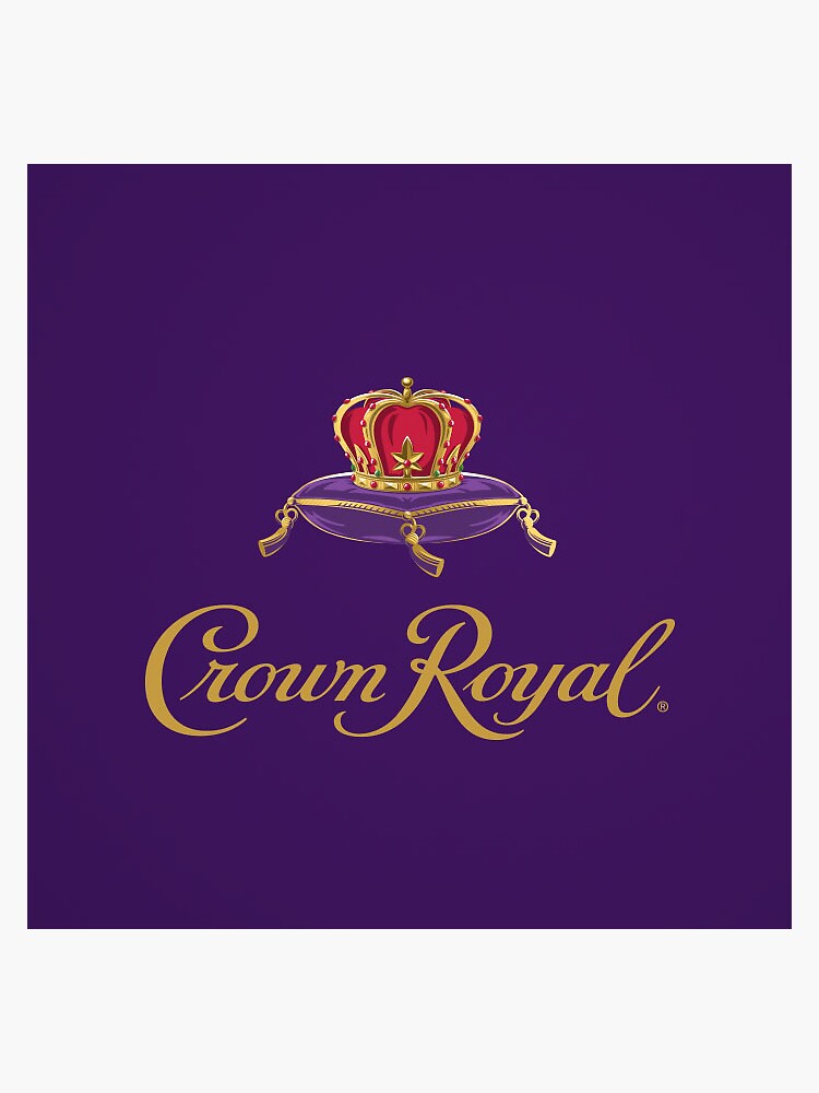 "Crown Royal " Sticker for Sale by Carson1013 Redbubble