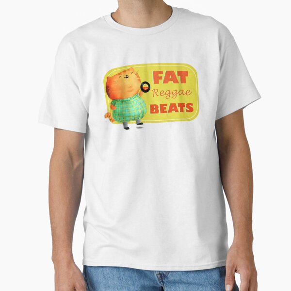 Fatty Fatty Fat Reggae Cat Classic T-Shirt