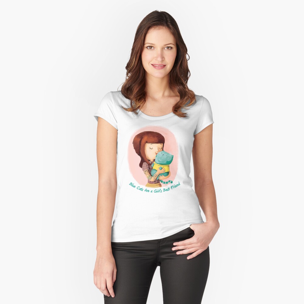 Item preview, Fitted Scoop T-Shirt designed and sold by colonelle.