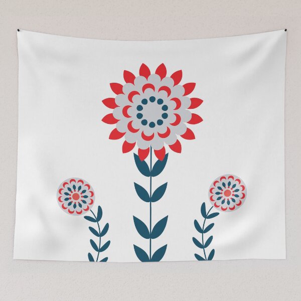 Item preview, Scandinavian Folk Pattern Art designed and sold by NordicStudio.