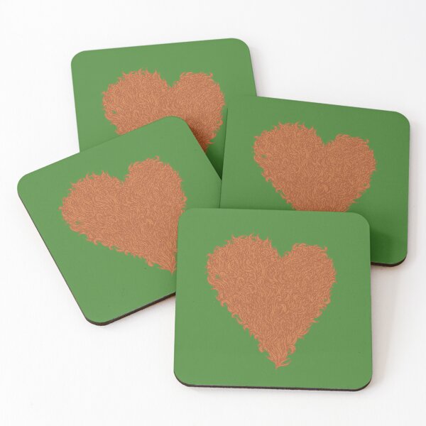 Item preview, Brown Hairy Heart designed and sold by Nealoc.