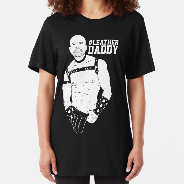 HASHTAG BOYZ - Leather Daddy - INVERT Slim Fit T-Shirt
