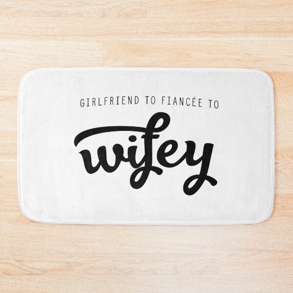 Item preview, Newlywed Wife New Wifey Gift Status Upgrade Wedding Announcement designed and sold by ripsydesigns.