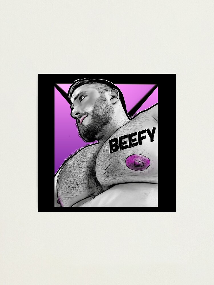 Beefy Men Water Bottle by Jason Lloyd