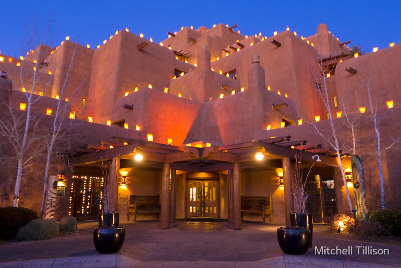 "Christmas in New Mexico: The Loretto Inn" by Mitchell Tillison | Redbubble