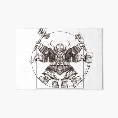 Item preview, Vitruvian Dwarf designed and sold by Feastwood.