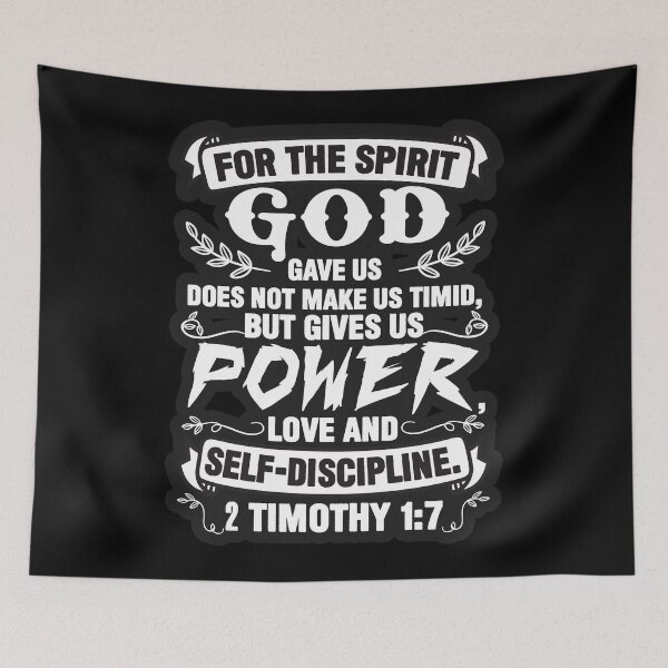 Item preview, 2 Timothy 1:7 designed and sold by plushism.
