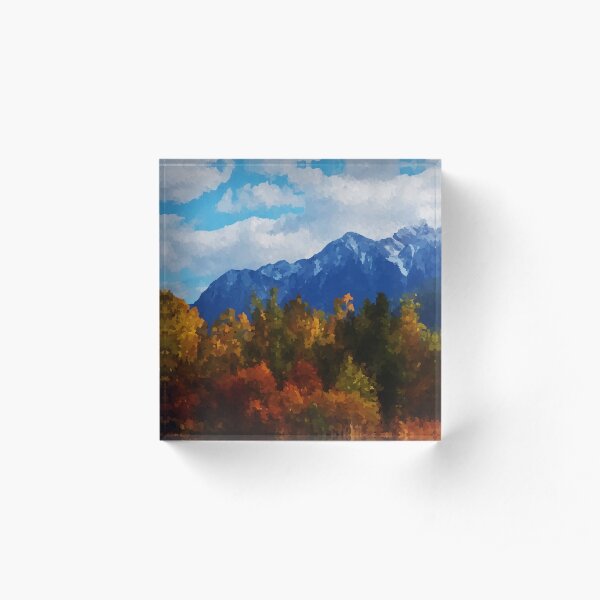 Seasons changing Acrylic Block
