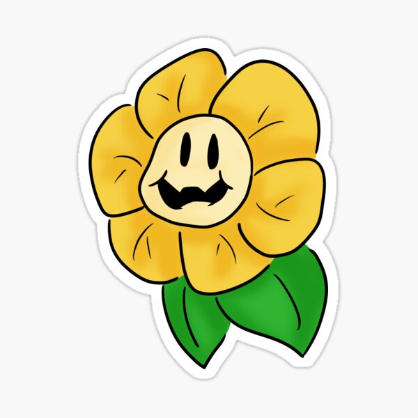 Evil Flowey the Flower Sticker for Sale by Metasaki