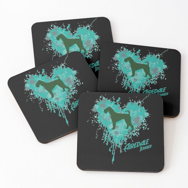 Item preview, Airedale Terrier / dog lover heart designed and sold by torlei565.