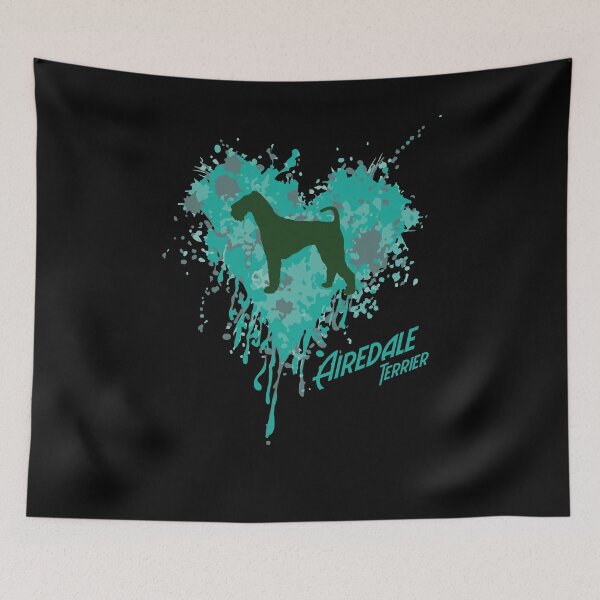 Item preview, Airedale Terrier / dog lover heart designed and sold by torlei565.