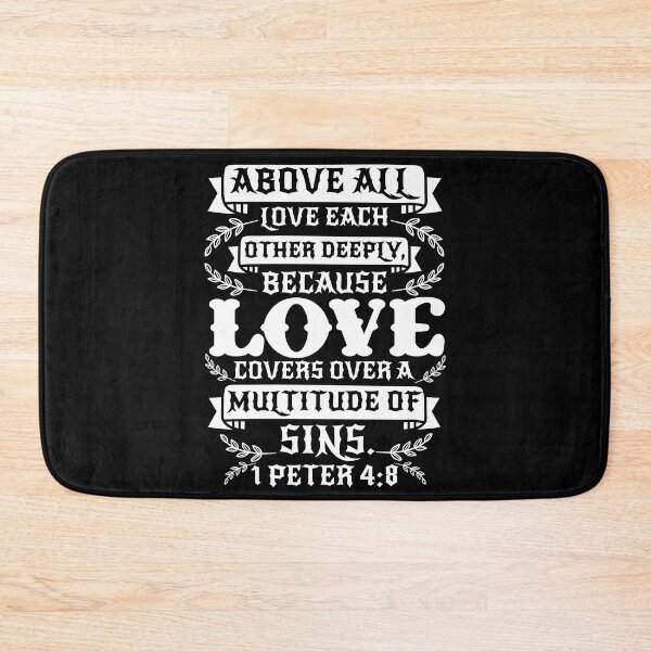 Item preview, 1 Peter 4:8 designed and sold by plushism.