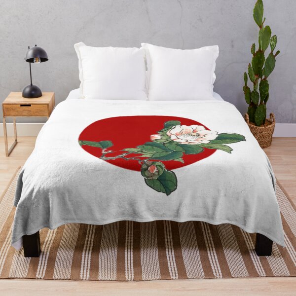 Item preview, Japanese Flag - Camelia designed and sold by weavernap.