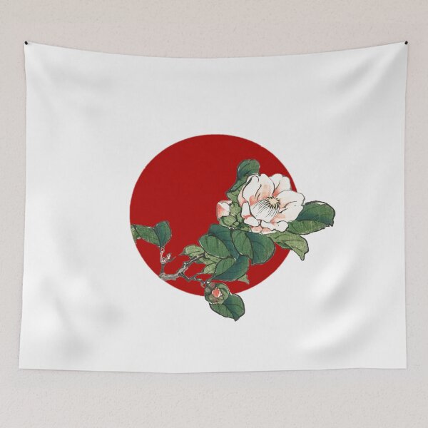 Item preview, Japanese Flag - Camelia designed and sold by weavernap.