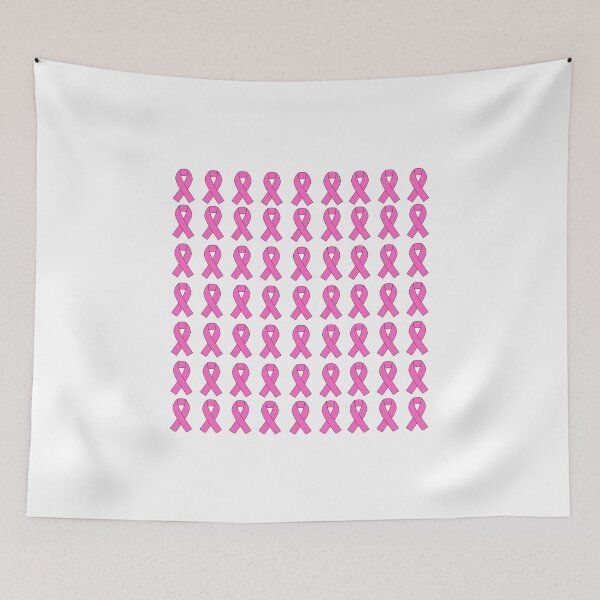 Item preview, Cancer ribbon pattern pink designed and sold by Georgiewombat.