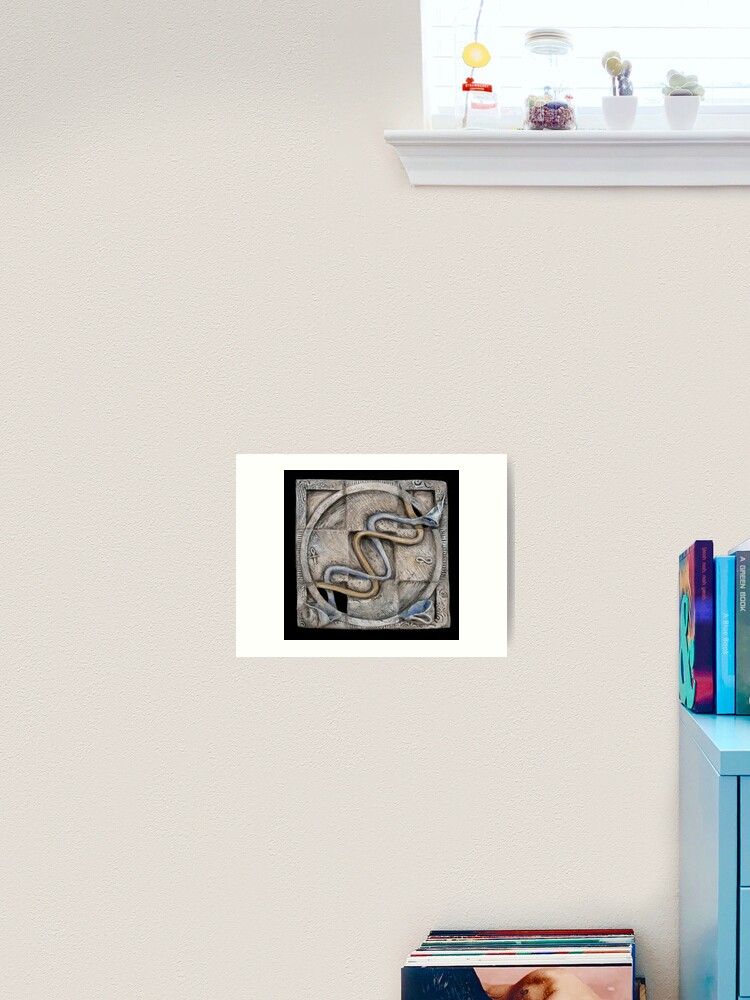 Thumbnail 2 of 3, Art Print, Spiral 2: evolving current designed and sold by MonaShiber.