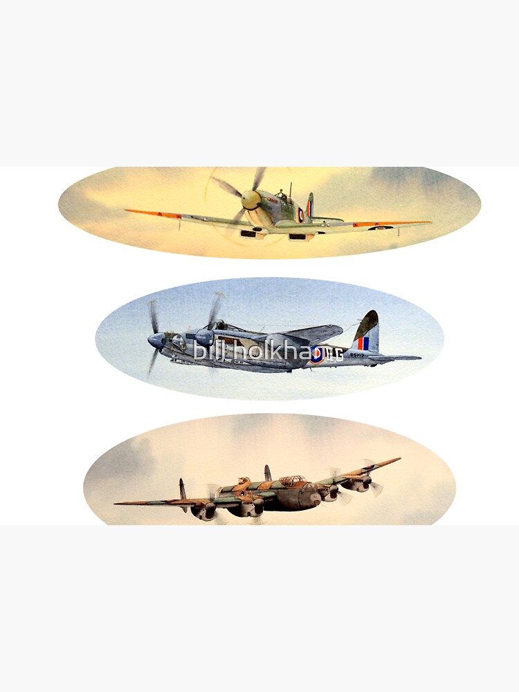 Spitfire Mosquito Lancaster Collage by billholkham