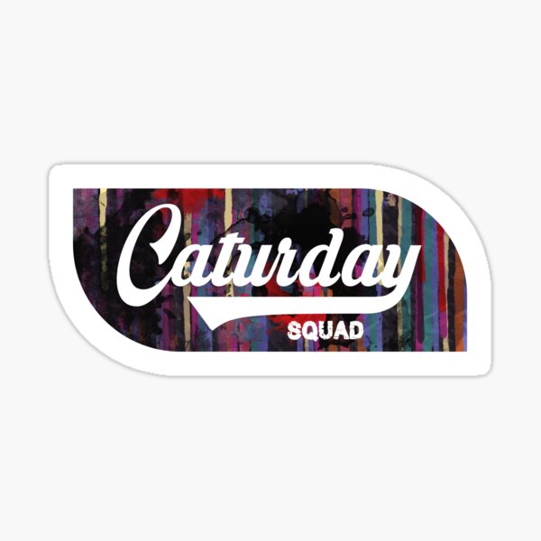 Caturday Squad Sticker