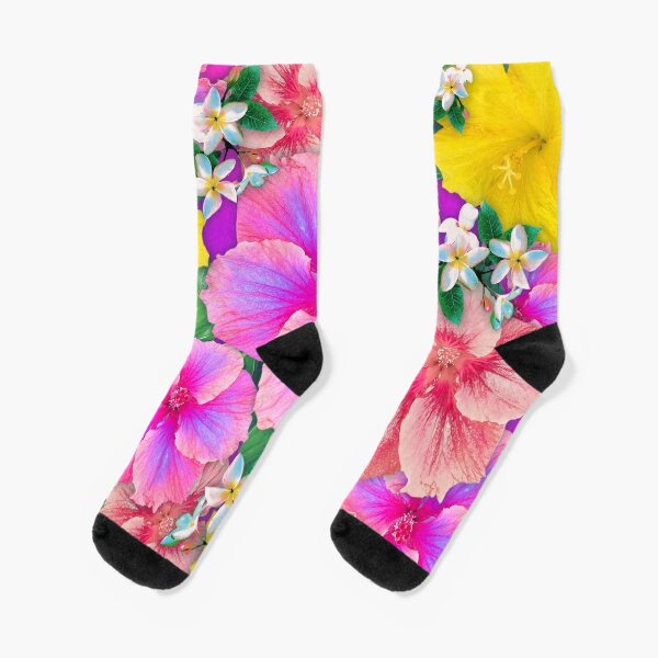 Aloha Rainbow Sherbet Socks