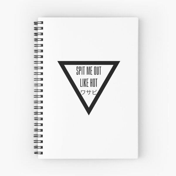 Item preview, Triangle + Spit me out like hot Wasabi - Black Japanese signs (no background) designed and sold by SZN LR.