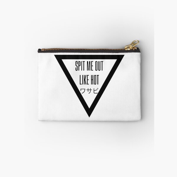 Item preview, Triangle + Spit me out like hot Wasabi - Black Japanese signs (no background) designed and sold by SZN LR.