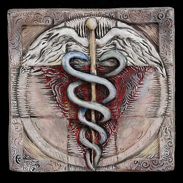 Artwork thumbnail, Spiral three: caduceus by mona shiber