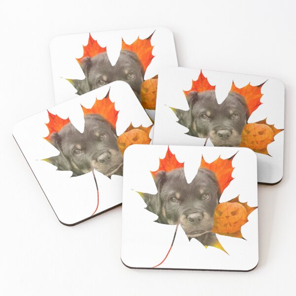 Item preview, Halloween fall Rottweiler dog designed and sold by ritmoboxers.