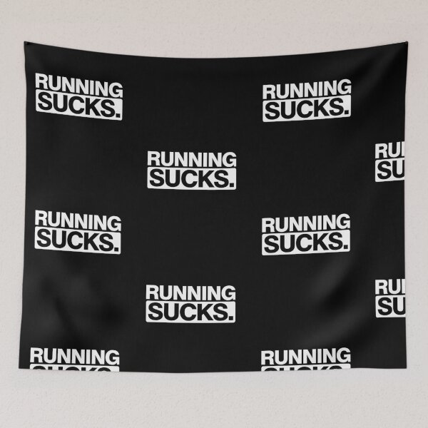 Item preview, Running Sucks, Funny, Runner, Working Out, Exercise, Gift, Athlete, Training, Jogging, Marathon, designed and sold by amilli.