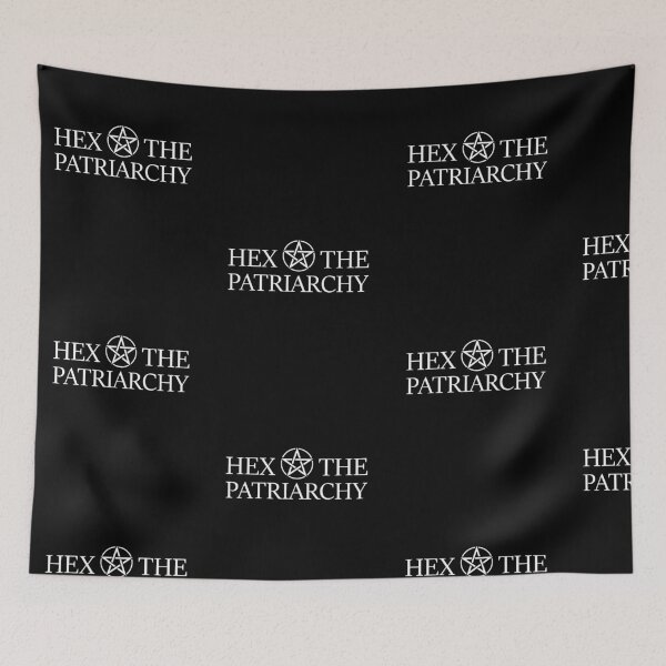 Aperçu de l'œuvre Hex the Patriarchy, Drôle, Wicca, Féminisme, Intersectionnel, SJW, Socialiste, Démocrate, Libéral, Goth, Cadeau, Sorcières, créée et vendue par amilli.