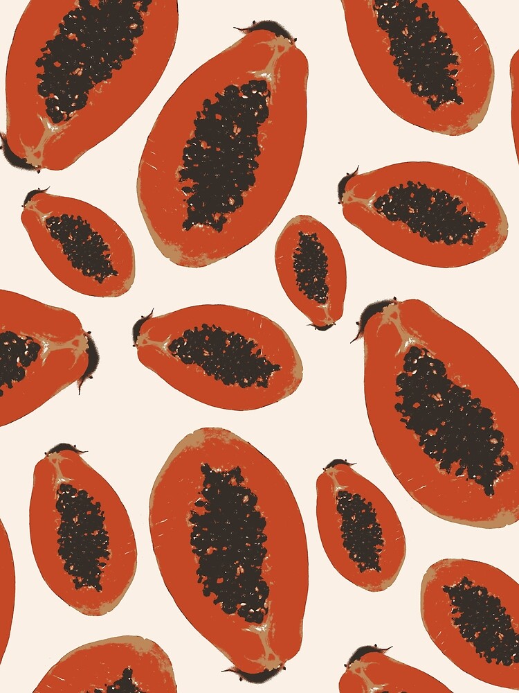 Papaya Frucht Design Pattern von RanitasArt