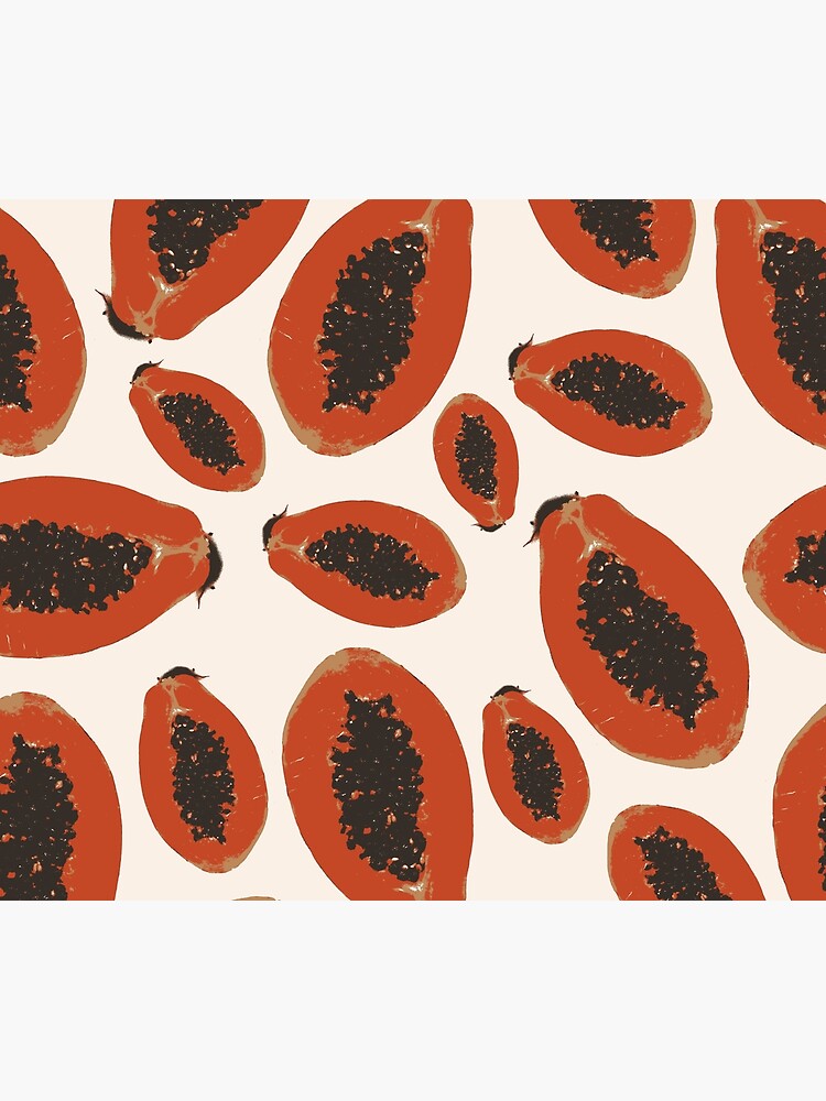 Papaya Frucht Design Pattern von RanitasArt