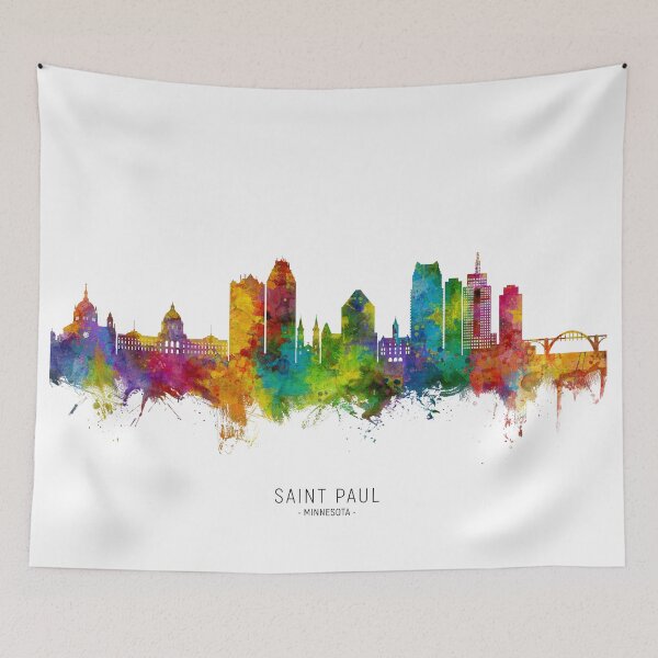 Item preview, Saint Paul Minnesota Skyline designed and sold by ArtPrints.