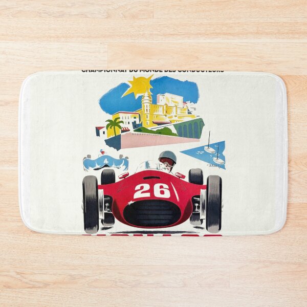 Item preview, Monaco Grand Prix 1957 - Vintage Formula 1 Racing Poster designed and sold by Road To Track.
