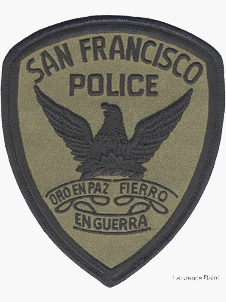 SAN FRANCISCO POLICE SECURITY PATCH