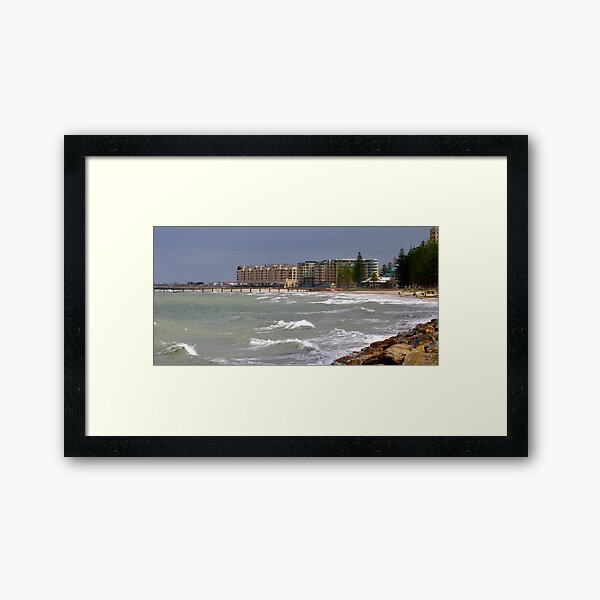 Item preview, Glenelg Beach, on a stormy day, Adelaide, Australia designed and sold by browna.