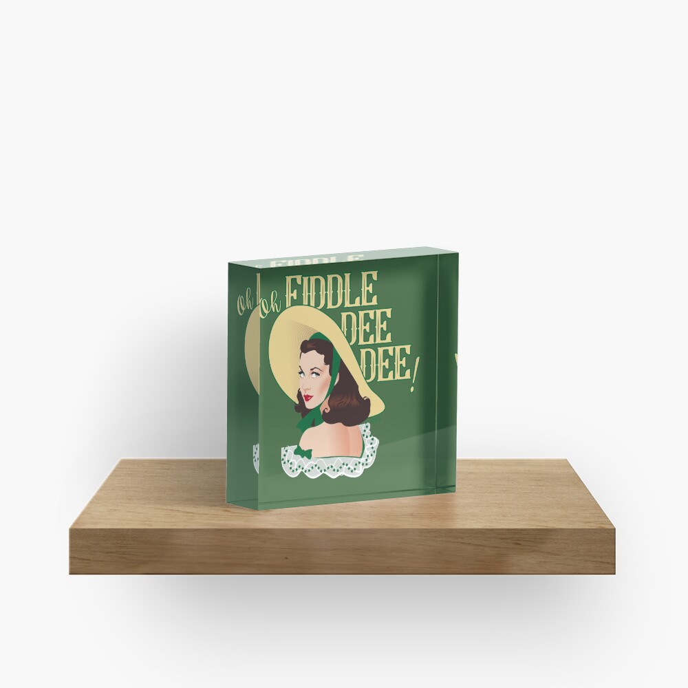 Fiddle-dee-dee! Acrylic Block
